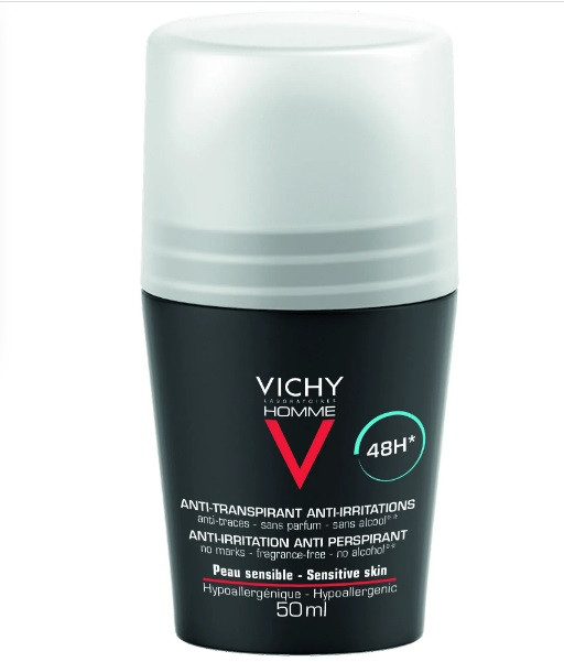 Дезодорант кульковий Vichy Deo Anti-Transpirant 48H, 50 мл, фото 1