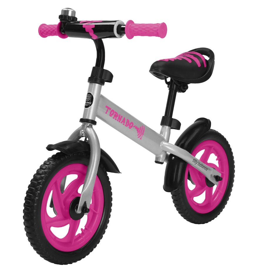 Біговел велобіг дитячий BALANCE TILLY Tornado T-21255/3 Rose колеса EVA 12 дюймів рожевий