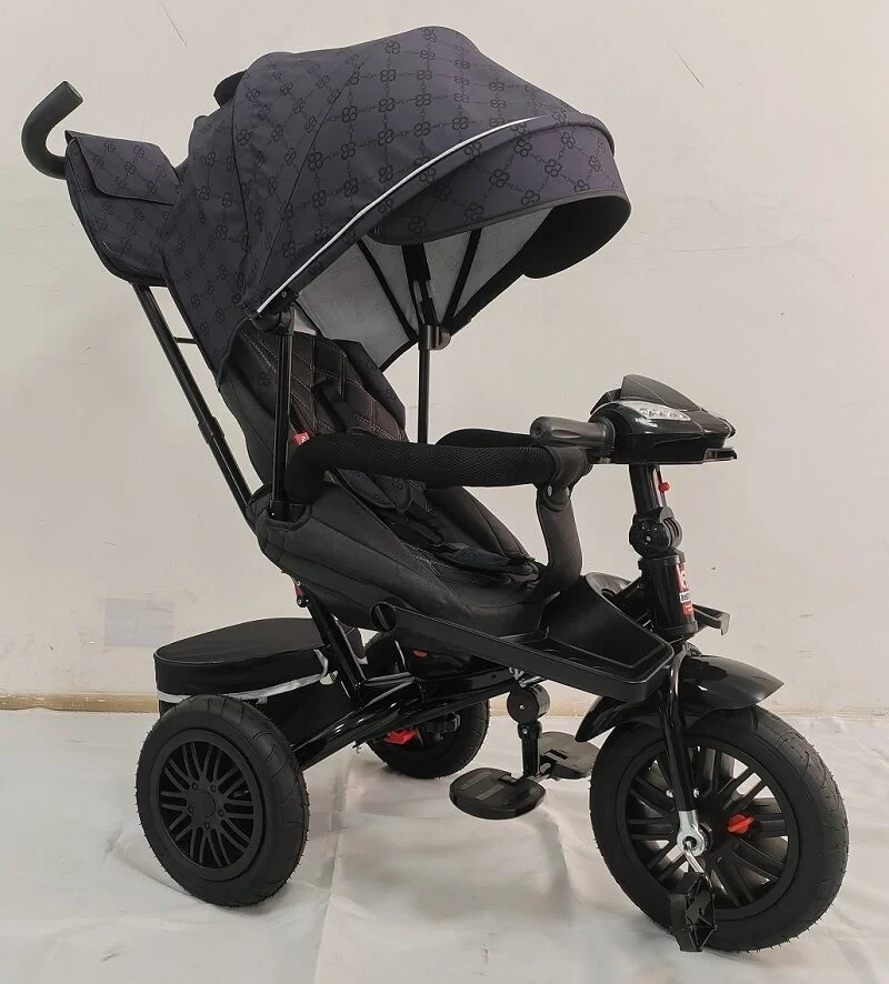 Велосипед Коляска триколісний BestTrike "Perfetto" 8066 / 511-36 фара музика з USB, поворотне сидіння