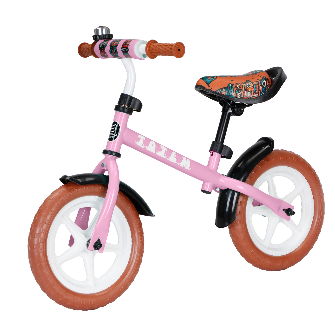 Дитячий велобіг-біговел BALANCE TILLY 12 Totem T-212530 Rose на ЄВА колесах 12 дюймів, рожевий