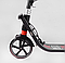 Складний двоколісний самокат Best Scooter L-21044 з амортизаторами та ручним тормозом +ФАРА / чорний, фото 6