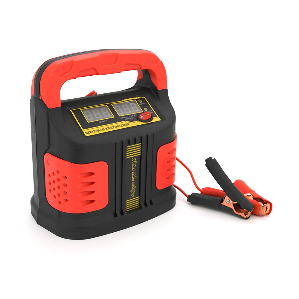 Автоматичне ЗУ для автоакумулятора WesunWell XX-005/010,12V/24V,3.6-20А мікропроцесор, LCD,