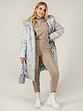 Стильне стьобане жіноче подовжене пальто ''Лейтон'', фото 2