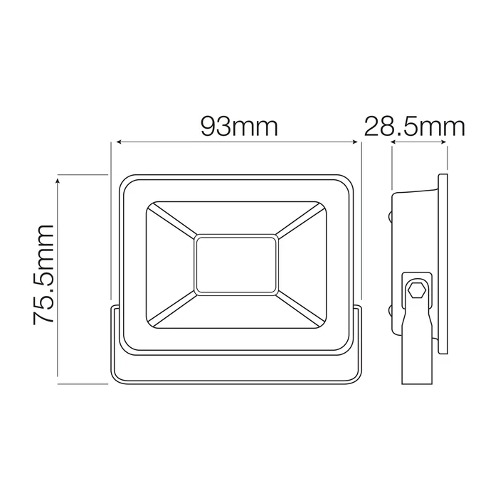Прожектор світлодіодний ASLAN-10 10W 6400K HOROZ ELECTRIC 068-010-0010-010