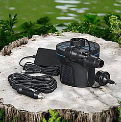 Електричний насос Bestway 62255 для надувних виробів, від прикурювача 12V та від мережі 220V, 30W