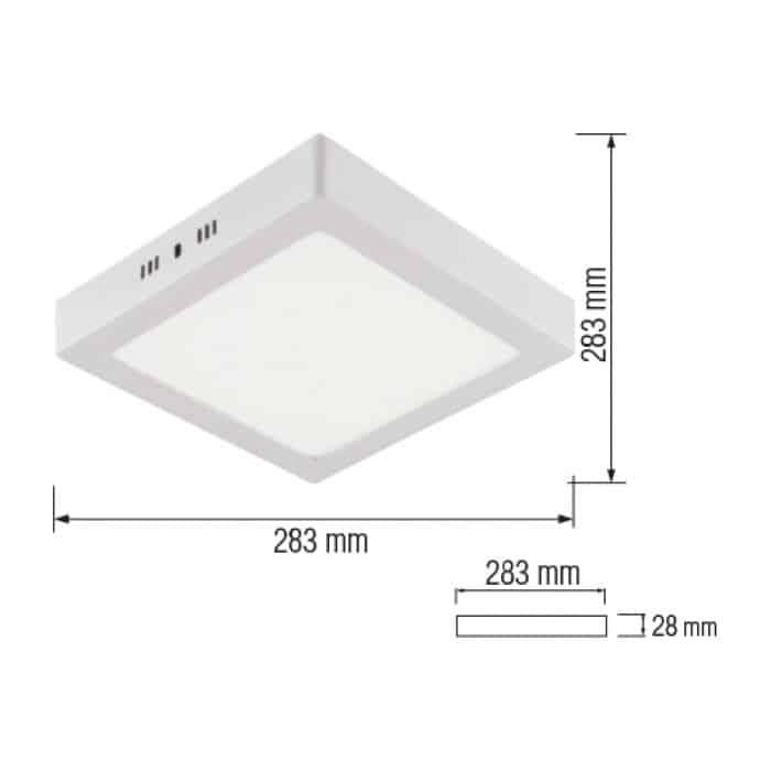 Світлодіодний світильник ARINA-28 28W 4200К HOROZ ELECTRIC 016-026-0028-030