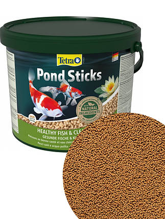 Корм для ставкових риб, TetraPond Sticks 10L/1000 г (РАЗВІС). Корм Tetra Pond., фото 1