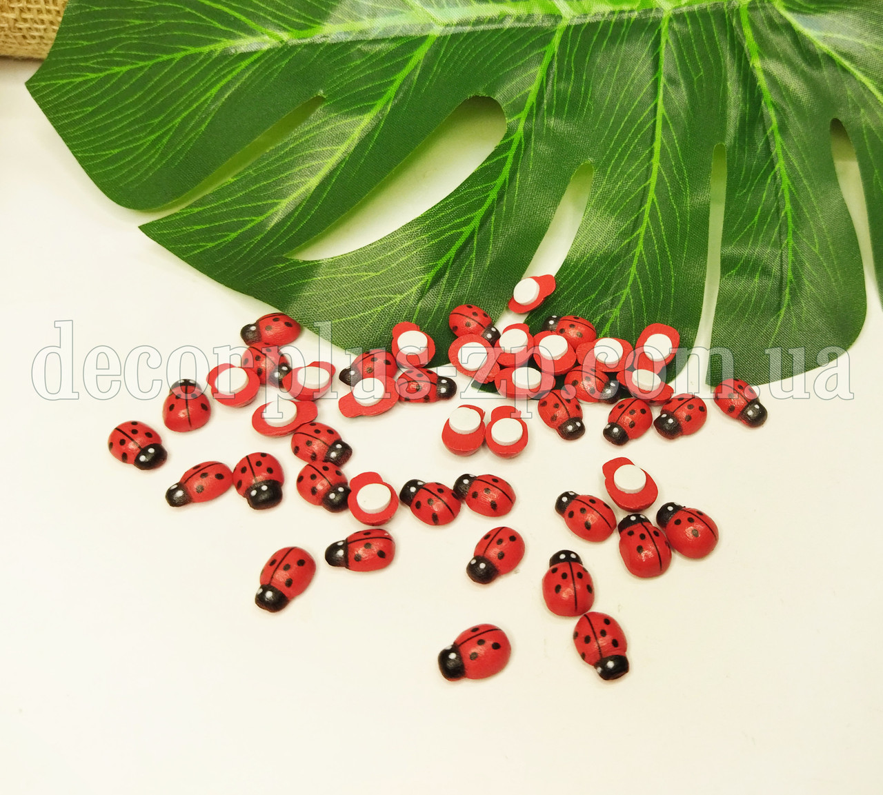 Сонечко 1,2 см на липучці. Червоне, фото 1