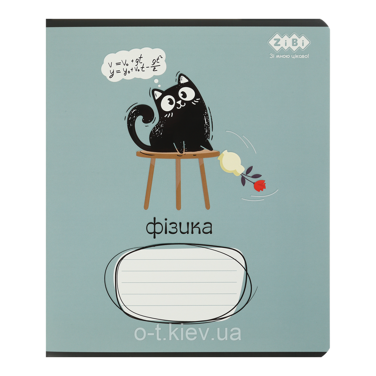 Зошит учнівський шкільний, ФІЗИКА, 48арк. CRAZY CAT (ZB.1703-17)