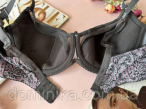80/90E Бюстгальтер великого розміру, ліфчик на чашку E сірий, фото 4