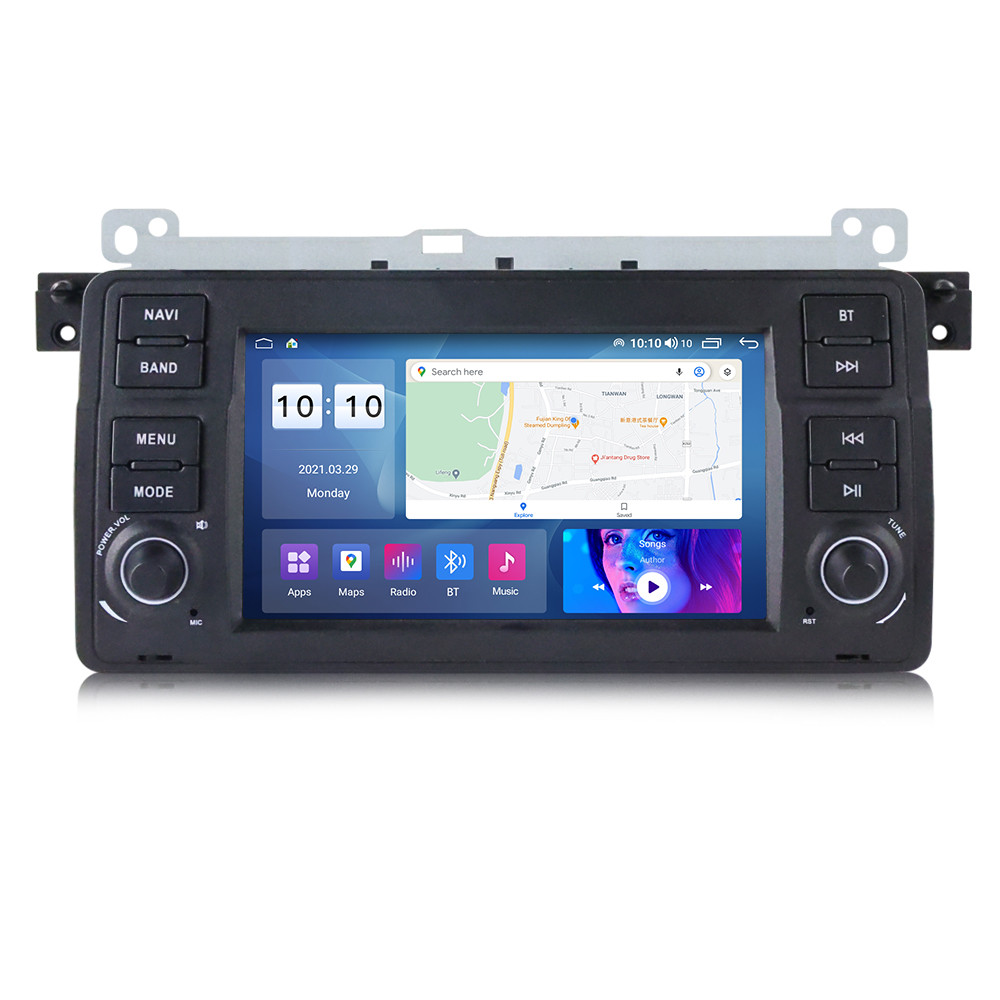 Штатна магнітола Mekede MS BMW E46   7' IPS CarPlay, фото 1