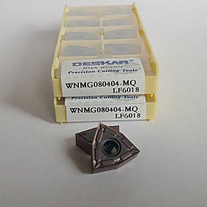 WNMG080404-MQ LF6018 (сталь, нерж. сталь) Твердосплавна пластина для токарного різця, фото 1