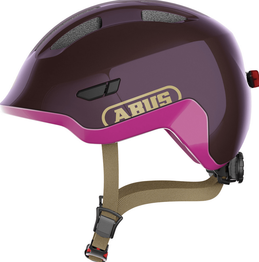 Велошолом ABUS Smiley 3.0 Ace LED Royal Purple S 45-50см Art 677120, фото 1