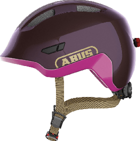 Велошолом ABUS Smiley 3.0 Ace LED Royal Purple S 45-50см Art 677120