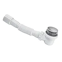 Сифон для душового піддона Zerix SD-03 1 1/2" з випуском Click-Сlack (ZX5087)