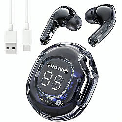 Бездротові навушники Bluetooth, 300 мАг, USB, TWS Air 31, Чорний / Блютуз навушники / Вакуумні навушники