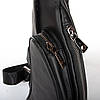 Сумка-слінг чоловіча на пече шкіряна BRETTON 9186-68 black, фото 4