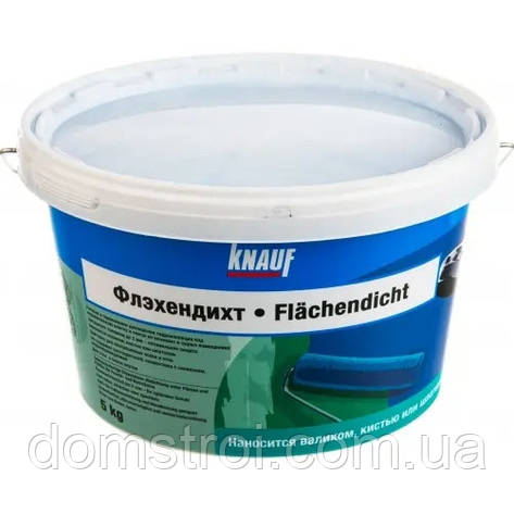 Мастика гидроізоляційна KNAUF Flachendicht (Флехендихт) 5 кг, фото 1