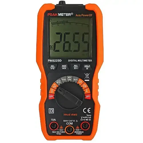 Цифровий мультиметр PeakMeter PM8225D із TrueRMS