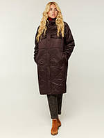 Стильне жіноче подовжене стьобане пальтоєвро-зима ''Сорбонна''