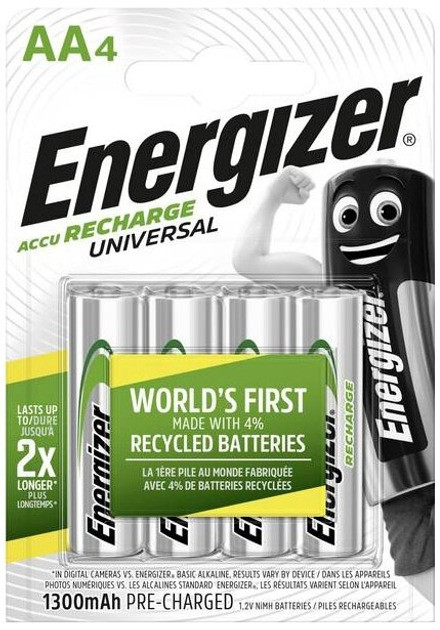 Акумулятор Energizer HR6 АА 1300mAh Universal (ціна за 4 шт)