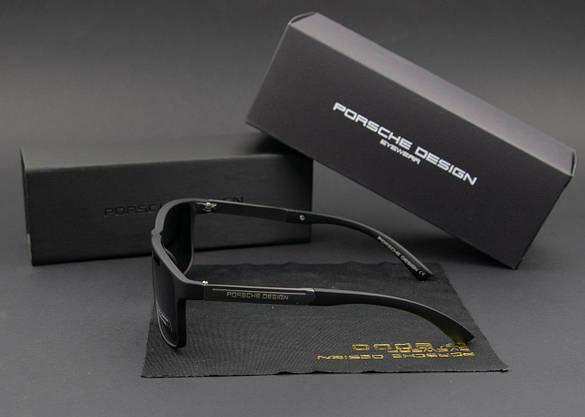 Окуляри чоловічі сонцезахисні Porsche Design поляризаційні (арт. P6530) матова оправа, фото 5