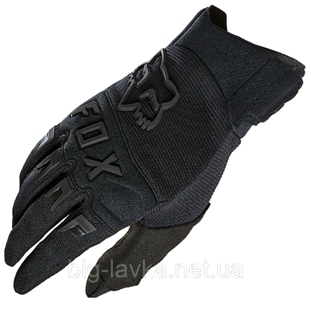 Професійні рукавички FOX Black Dirtpaw для мотоспорту та велоспорту М Чорний, фото 1