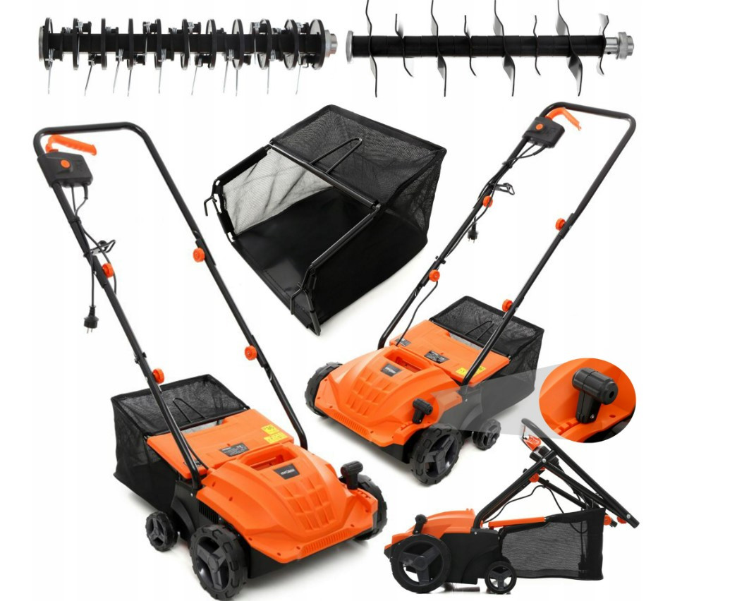 Аератор-скарифікатор 2400W електричний Kraft&Dele KD5190 Польща, ширина 32 см