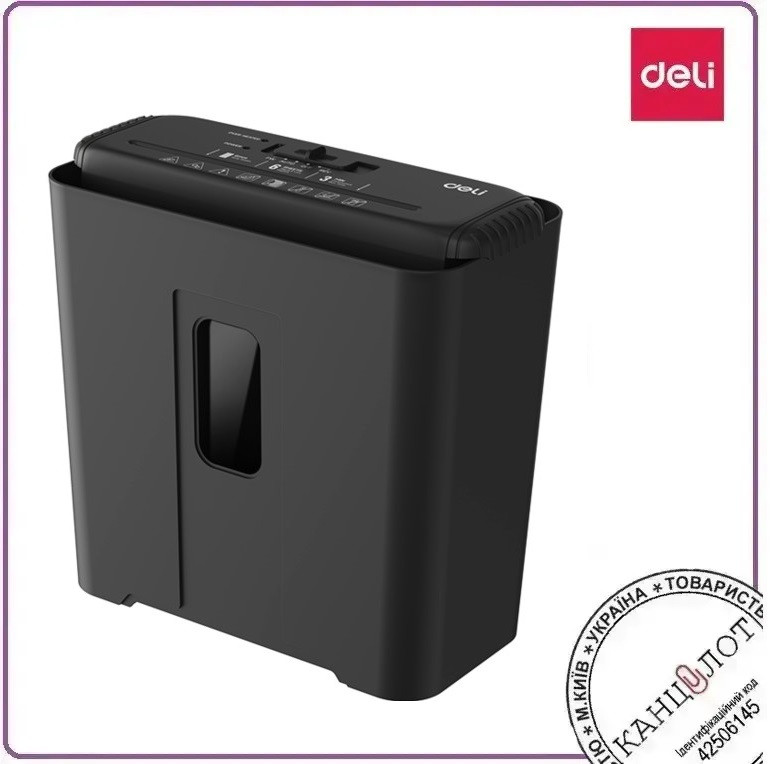 Шредер. Знищувач документів DELI T102SC (T102SC), фото 1