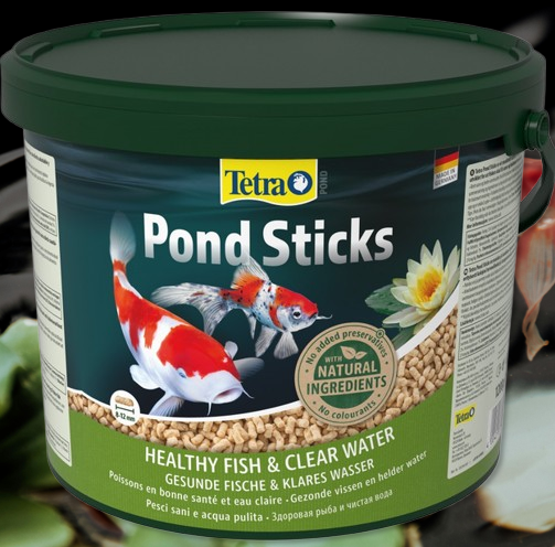 Корм для ставкових риб TetraPond Sticks 10L. Корм Tetra Pond.