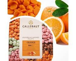 Помаранчевий шоколад Callebaut Orange Callets зі смаком апельсина у дропсах 2.5 кг, фото 1
