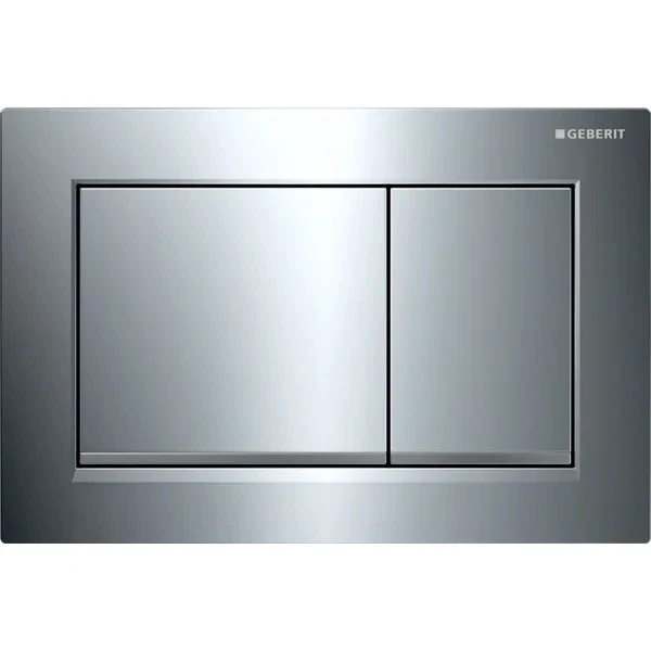 Клавіша змиву Geberit Omega30 115.080.KH.1, глянцевий хром/матовий хром