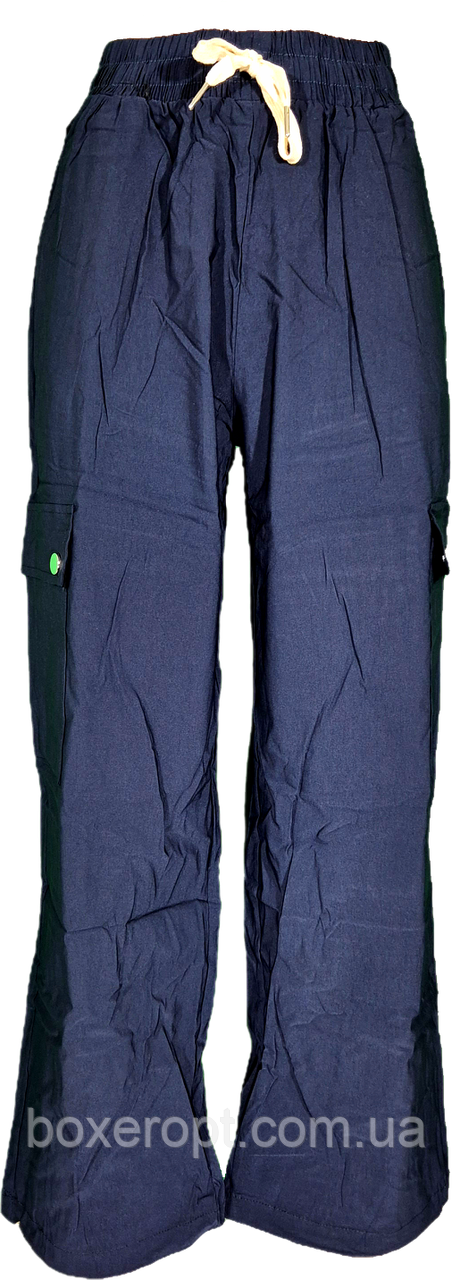 Штани молодіжні з кишенями Kenalin (No.9841-1, темно-сині), фото 1