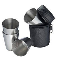 Стопка Empire в чохлі 6 штук 60 мл метал (3550 EM) з швидкою доставкою по Україні