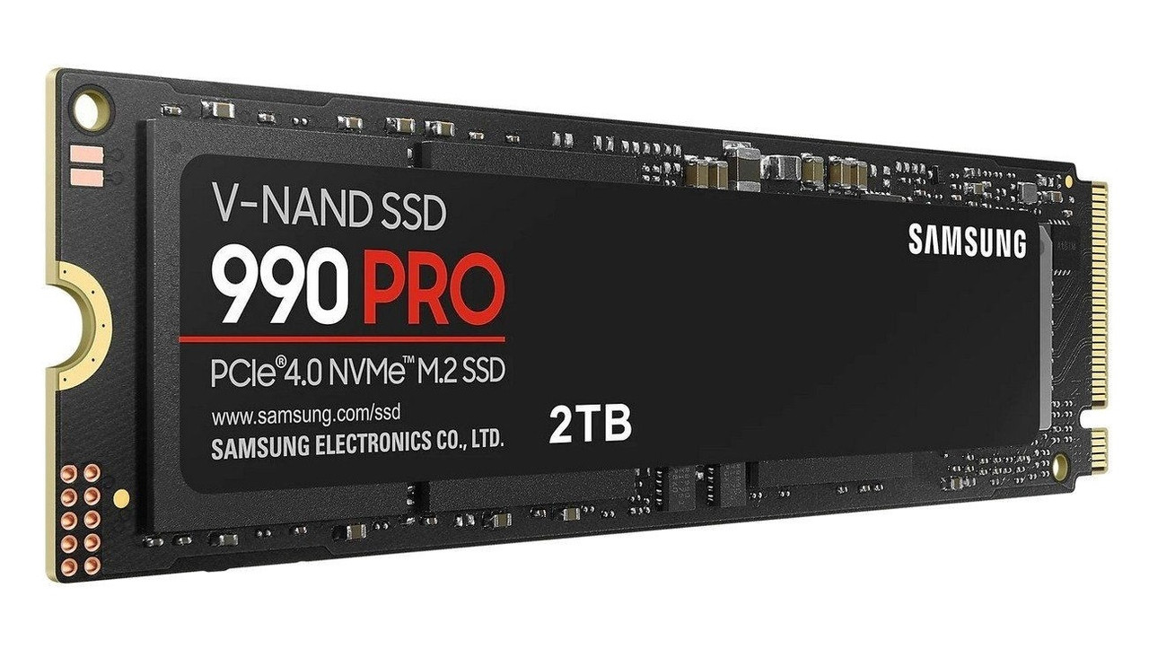 Накопичувач SSD  2ТB Samsung 990 PRO M.2 2280 PCIe 4.0 x4 NVMe V-NAND TLC (MZ-V9P2T0BW), фото 1