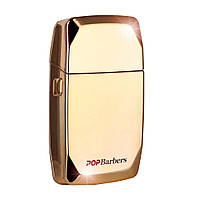 Професійний шейвер бритва для гоління та стрижки Pop Barbers P600 Золотистий