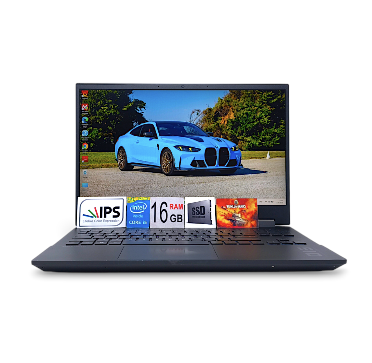 Ноутбук HP OMEN IPS FHD 15.6" 144Hz Core i5-10300H 16GB DDR4 SSD512GB Nvidia GTX 1660 TI 6GB