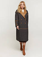 Стильне жіноче подовжене кашемірове демісезонне пальто''Беккі''