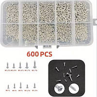 Набір саморізів 600 шт М1*3-5 мм і М1.2 3-6 мм