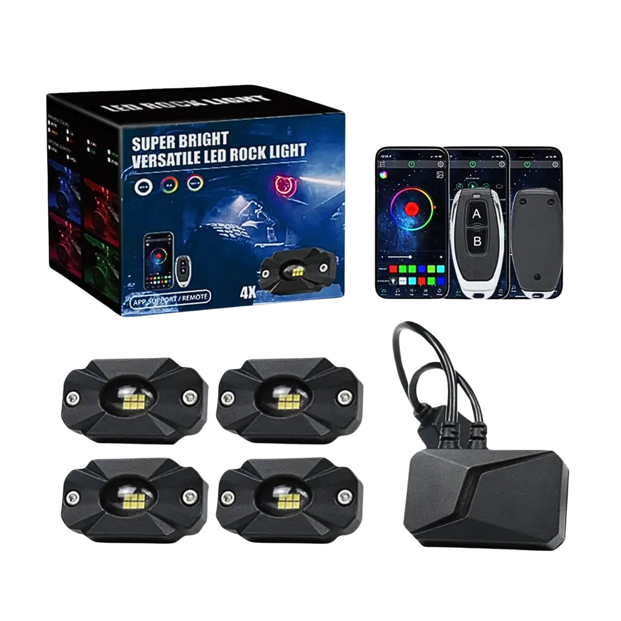 Комплект підсвічування днища BSmart LED RGB X4 app
