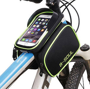 Велосумка нарамна подвійна під смартфон 6,2" (B-soul)
