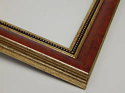 РАМКА 18х24 25 мм.Золото яскраве з орнаментом.Для фото,дипломів, .