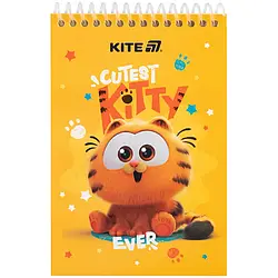 Блокнот на спіралі Kite Garfield GF25-196, А6, 48 аркушів, нелінований