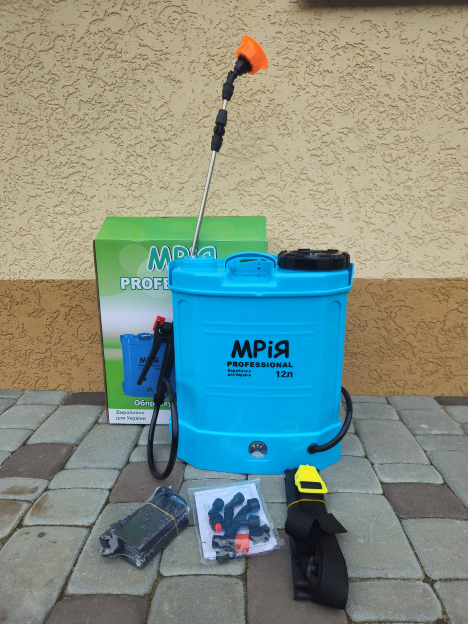 Електричний обприскувач Мрія 12л