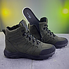 Чоловічі тактичні берці хакі на блискавці, військові черевики оливкові на замку весна осінь, розмір 40 41 42 43 44 45, фото 5