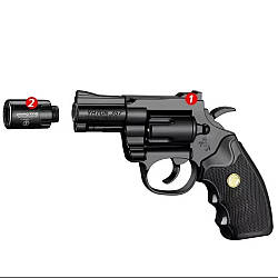 Запальничка револьвер турбо в подарунковому пакованні LG-806