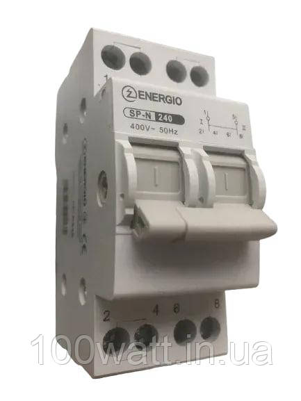 Рубільник ENERGIO SP-N 1-0-2 2P 40А (SP-N240) 70211, фото 1
