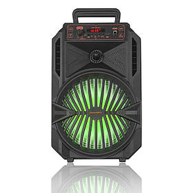 Акумуляторна акустика BIG08TANOS usb/mp3/fm/bt + Шнуровий мікрофон