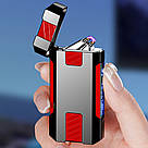 Запальничка usb дугова + сенсорна в подарунковому пакованні LG-801B, фото 2