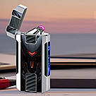 Запальничка usb дугова + сенсорна в подарунковому пакованні LG-801B, фото 6